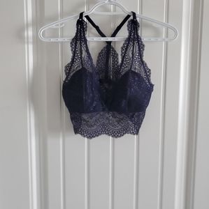 La Senza Navy Lace Bralette